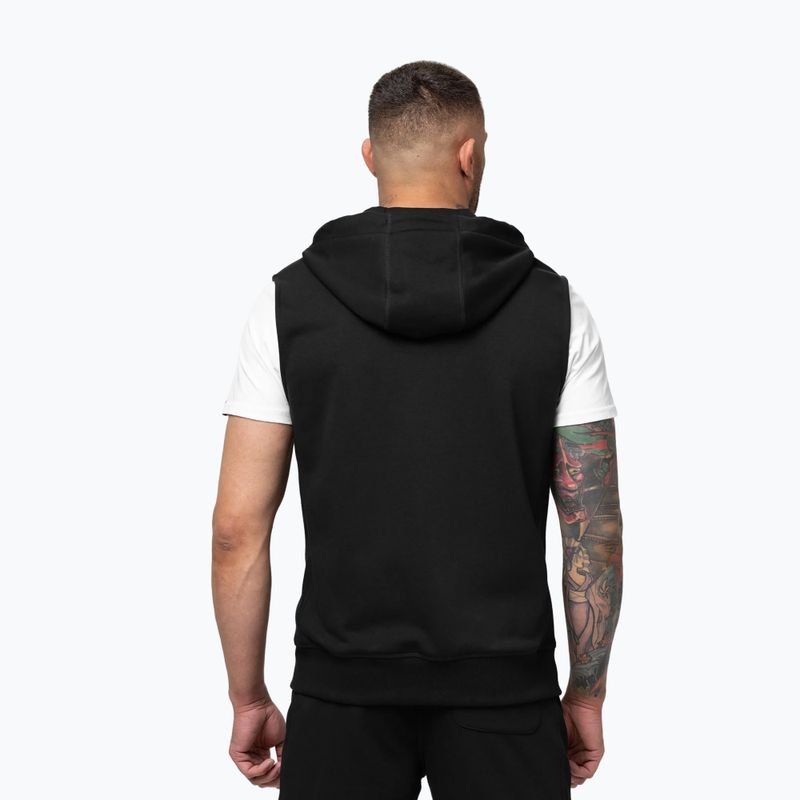 Кофта чоловіча Pitbull Badger Hooded Vest Zip black 3