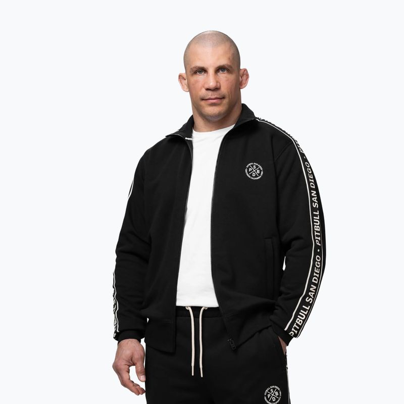Кофта чоловіча Pitbull Nexus Track Jacket black 7