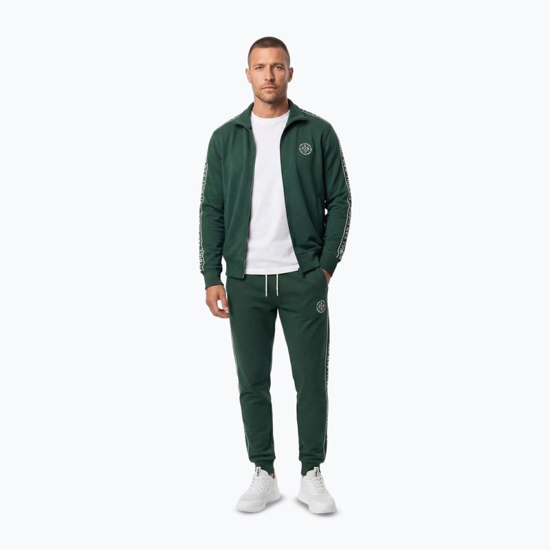 Кофта чоловіча Pitbull Nexus Track Jacket bottle green 2
