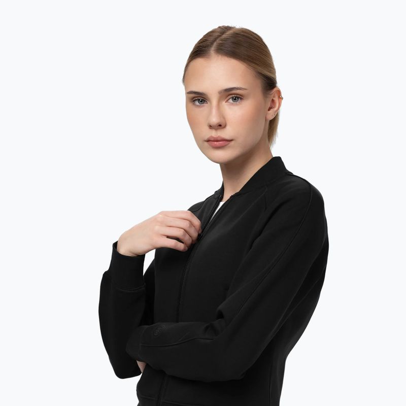 Кофта жіноча Pitbull Discovery Collar Zip Track Jacket black 5