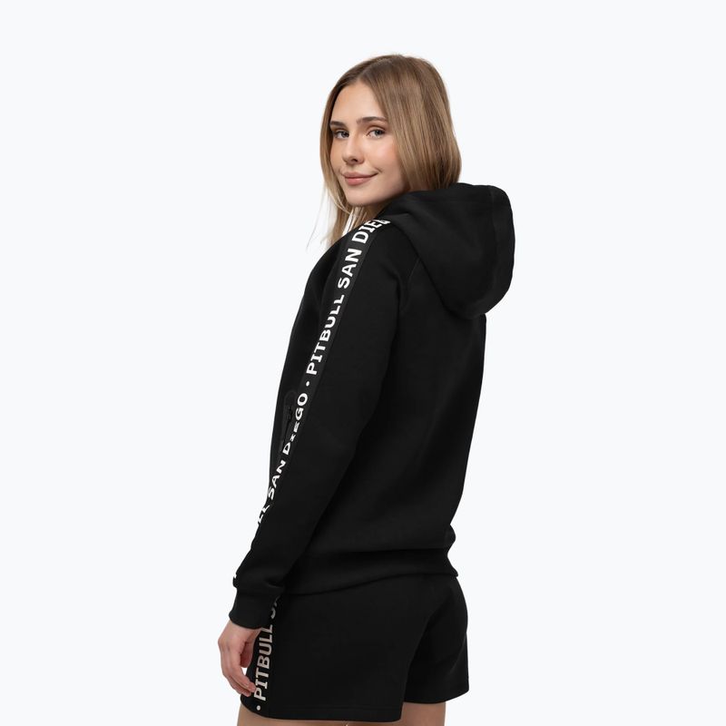 Кофта жіноча Pitbull Explory Tape Hooded black 3