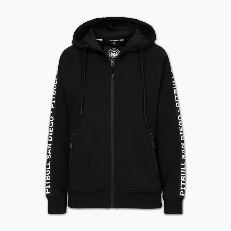 Кофта жіноча Pitbull Explory Tape Hooded Zip black 5
