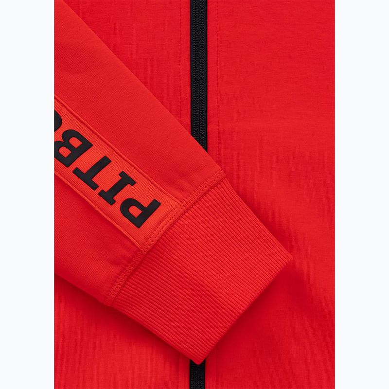 Кофта жіноча Pitbull Explory Tape Hooded Zip fluo/red 12