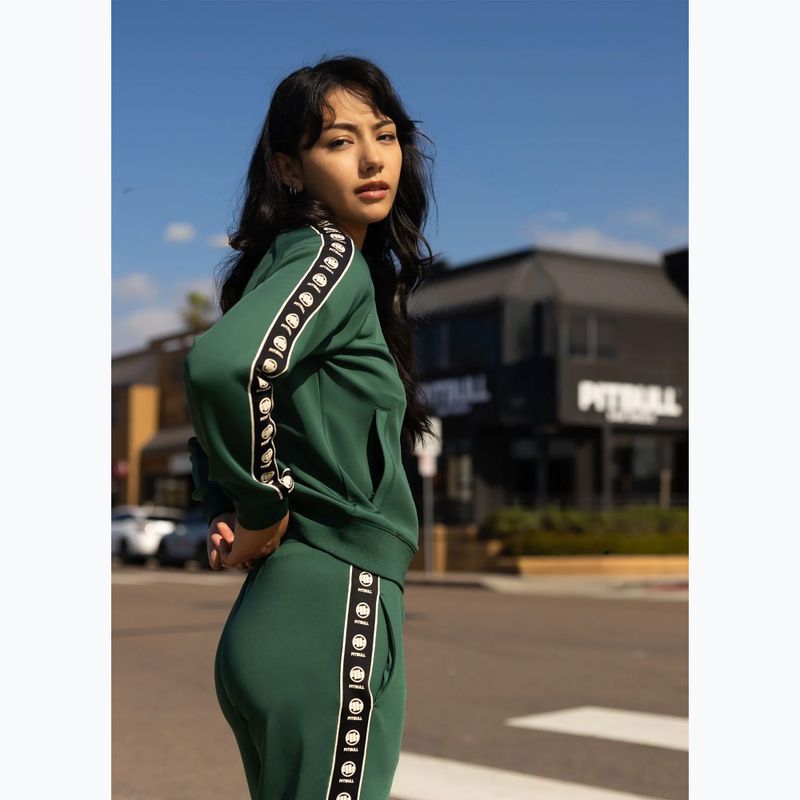 Кофта жіноча Pitbull Verona Collar Zip bottle green 12