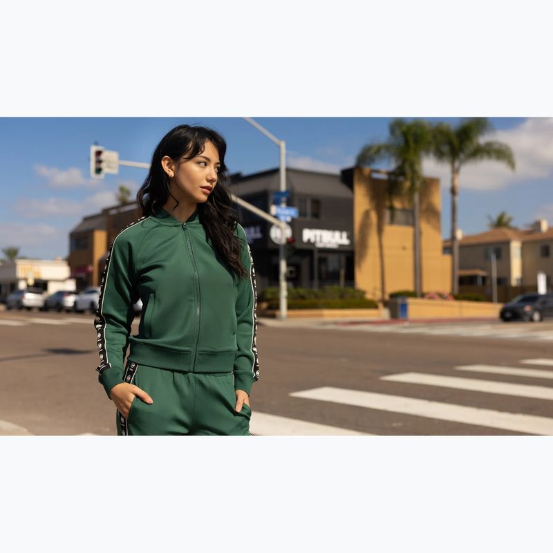 Кофта жіноча Pitbull Verona Collar Zip bottle green 13