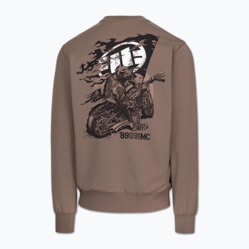 Кофта чоловіча Pitbull MC Crewneck Sweatshirt brown savana 5