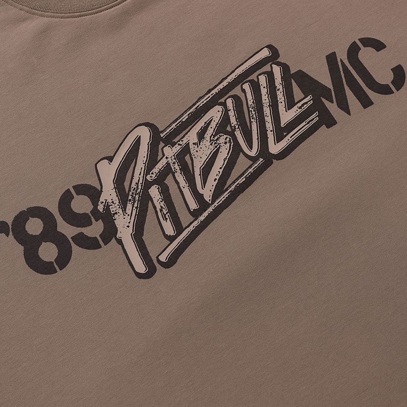 Кофта чоловіча Pitbull MC Crewneck Sweatshirt brown savana 7