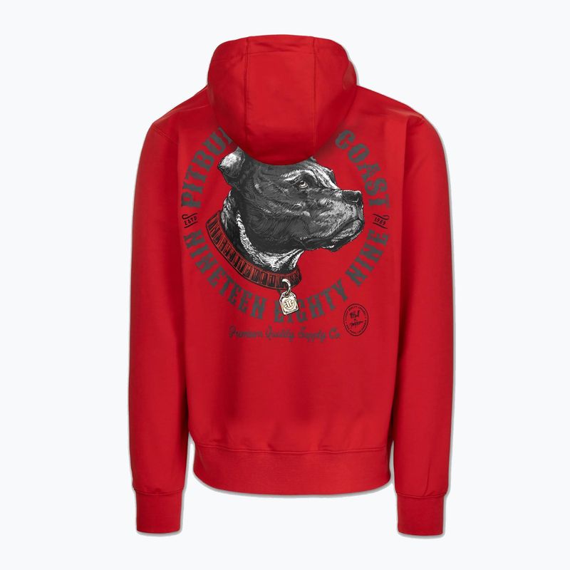 Кофта чоловіча Pitbull Strenght & Respect Sweatshirt Hooded red 6