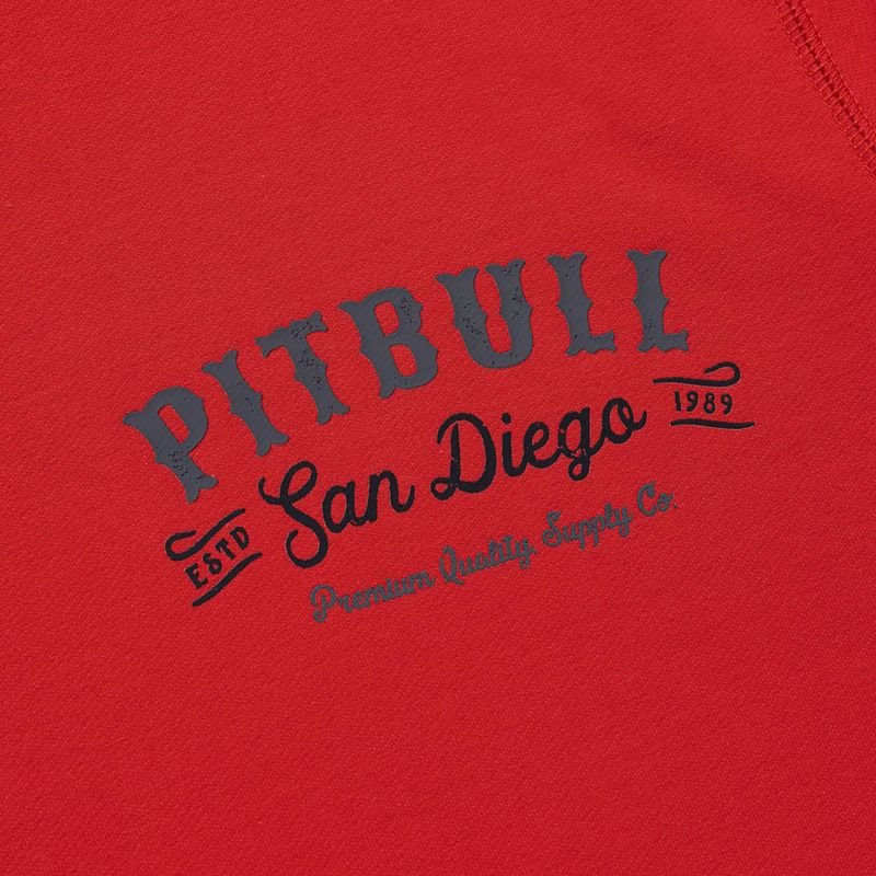 Кофта чоловіча Pitbull Strenght & Respect Sweatshirt Hooded red 8