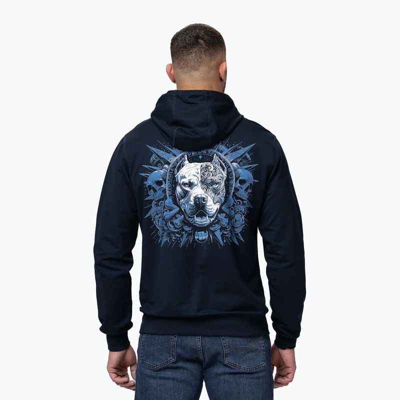 Кофта чоловіча Pitbull World Sweatshirt Hooded dark navy 3