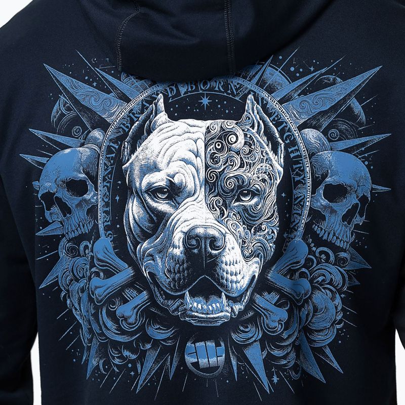 Кофта чоловіча Pitbull World Sweatshirt Hooded dark navy 4