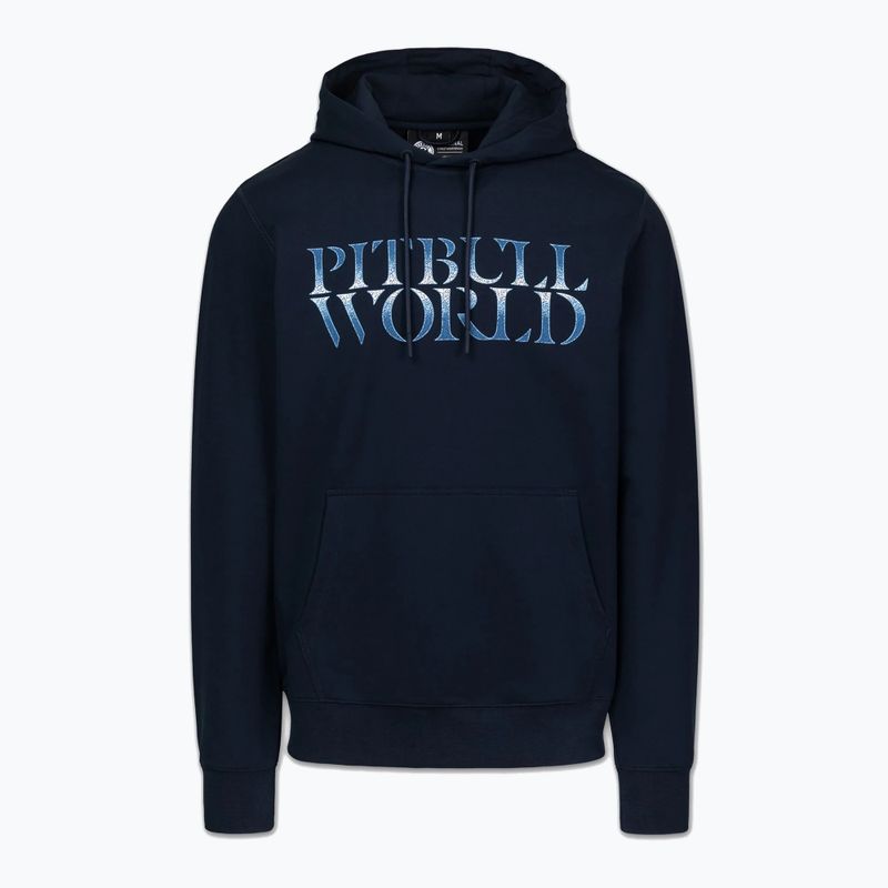 Кофта чоловіча Pitbull World Sweatshirt Hooded dark navy 5
