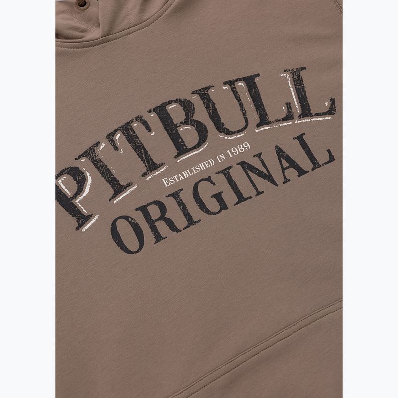 Кофта чоловіча Pitbull Midnight Sweatshirt Hooded brown savana 10