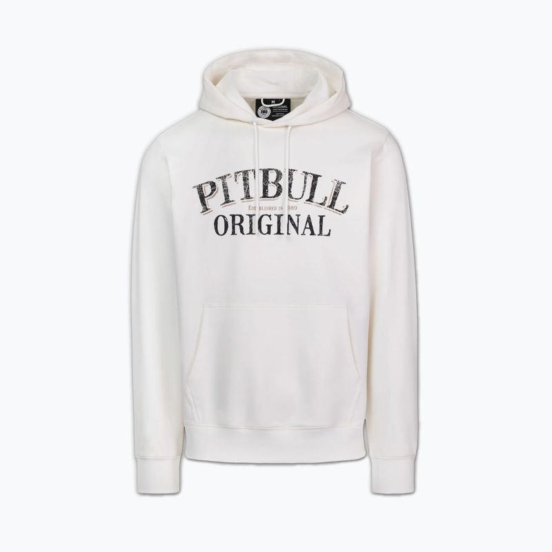 Кофта чоловіча Pitbull Midnight Sweatshirt Hooded off white 6