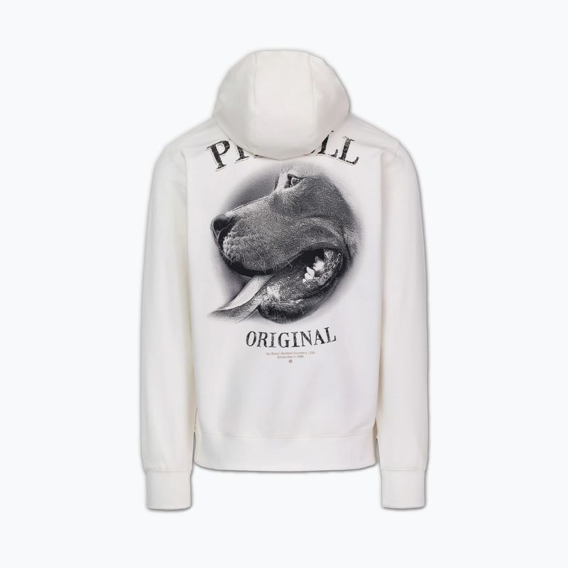 Кофта чоловіча Pitbull Midnight Sweatshirt Hooded off white 7