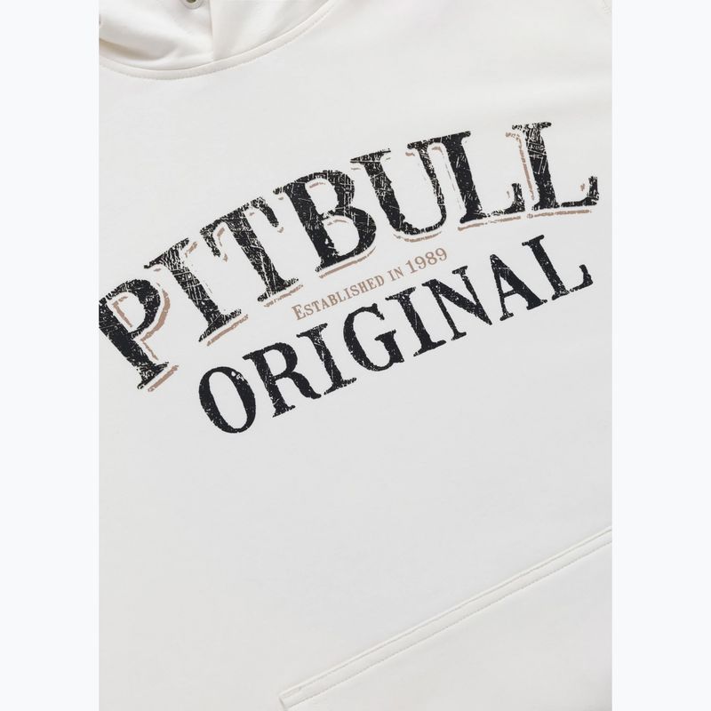 Кофта чоловіча Pitbull Midnight Sweatshirt Hooded off white 8