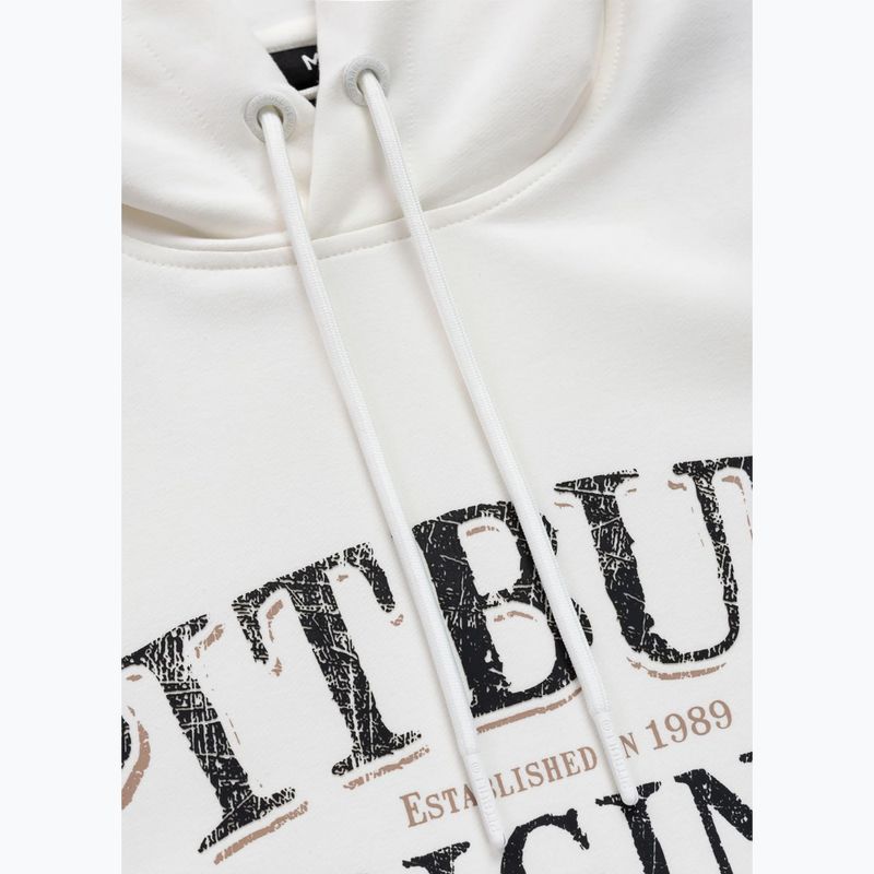 Кофта чоловіча Pitbull Midnight Sweatshirt Hooded off white 12