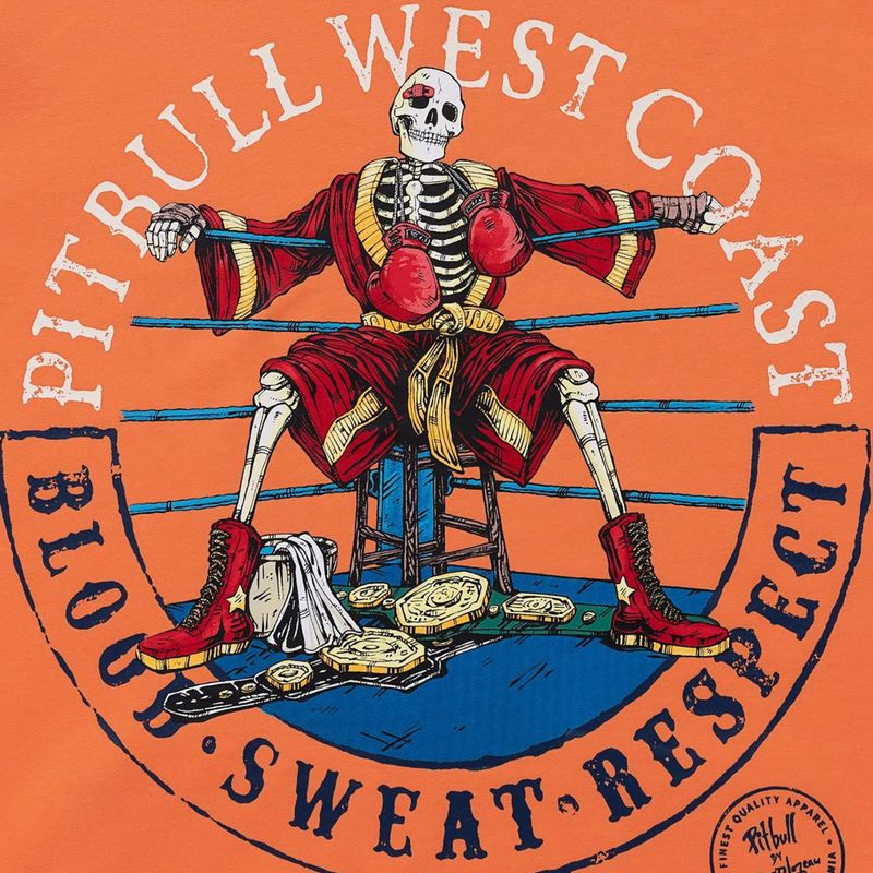 Кофта чоловіча Pitbull Bloodline 2 Sweatshirt Hooded fluo orange 9