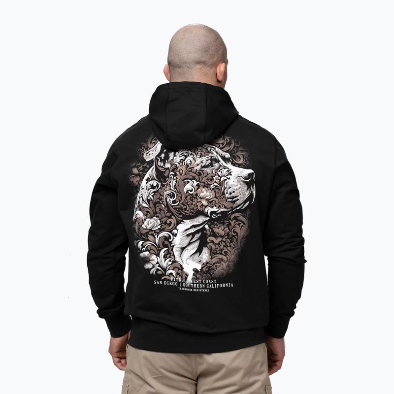 Кофта чоловіча Pitbull Tatto Hooded black 3