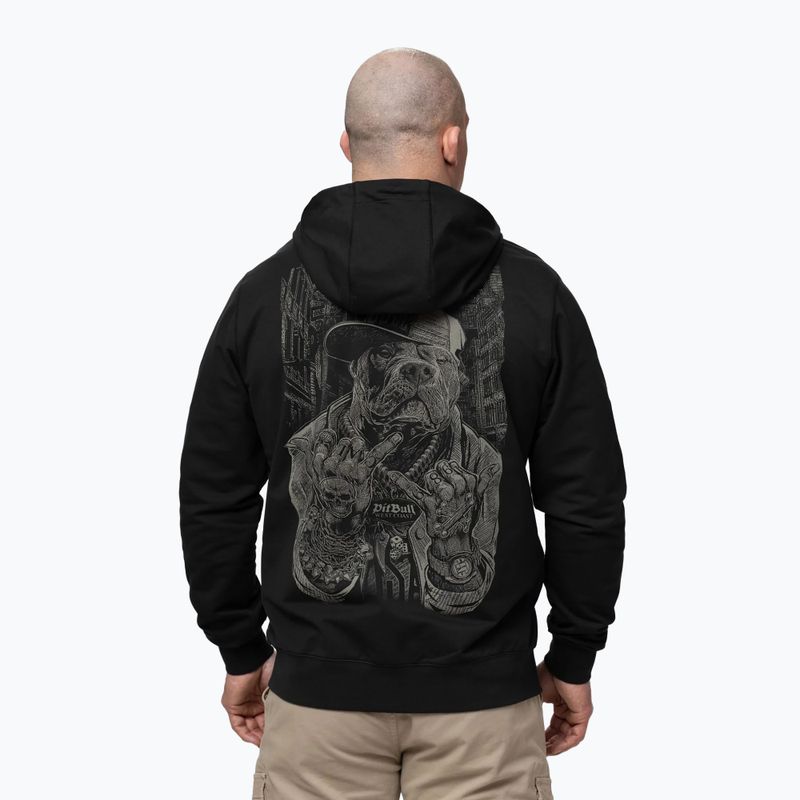 Кофта чоловіча Pitbull USA Hooded Zip black 3
