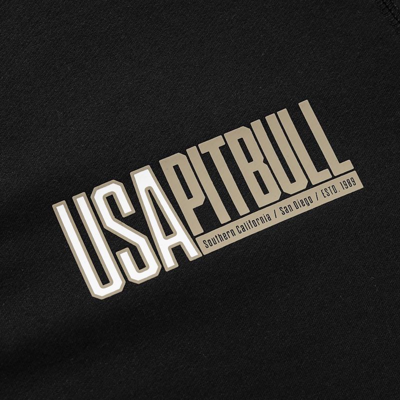 Кофта чоловіча Pitbull USA Hooded Zip black 9