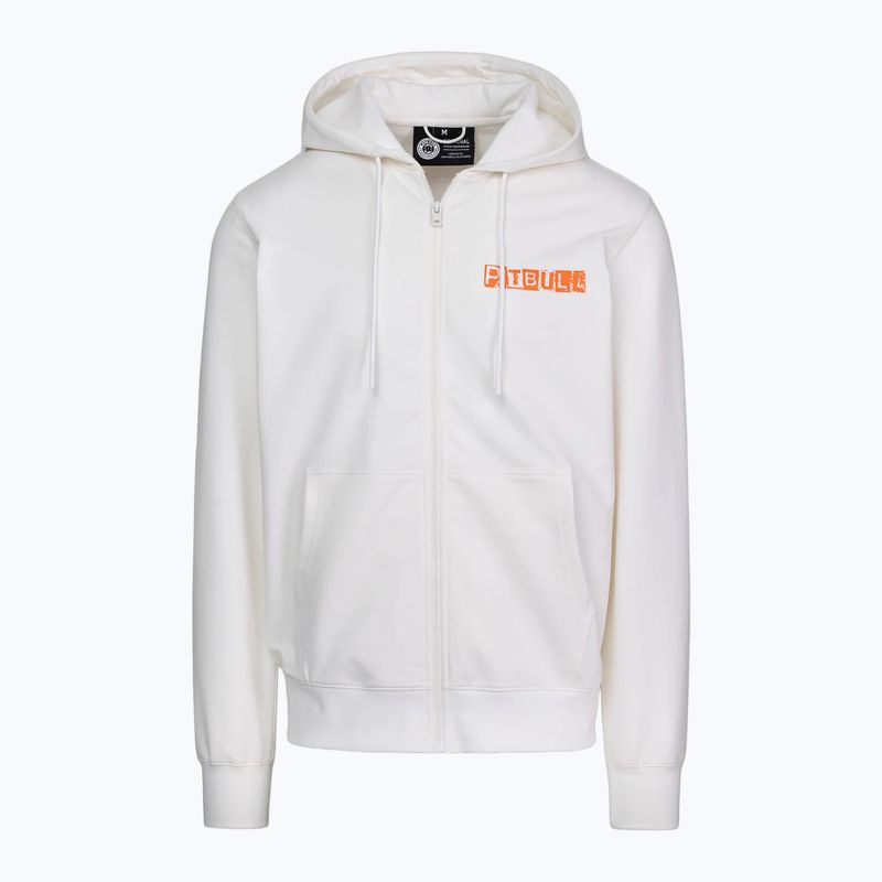 Кофта чоловіча Pitbull Blacky Sweatshirt Zip Hooded off white 5
