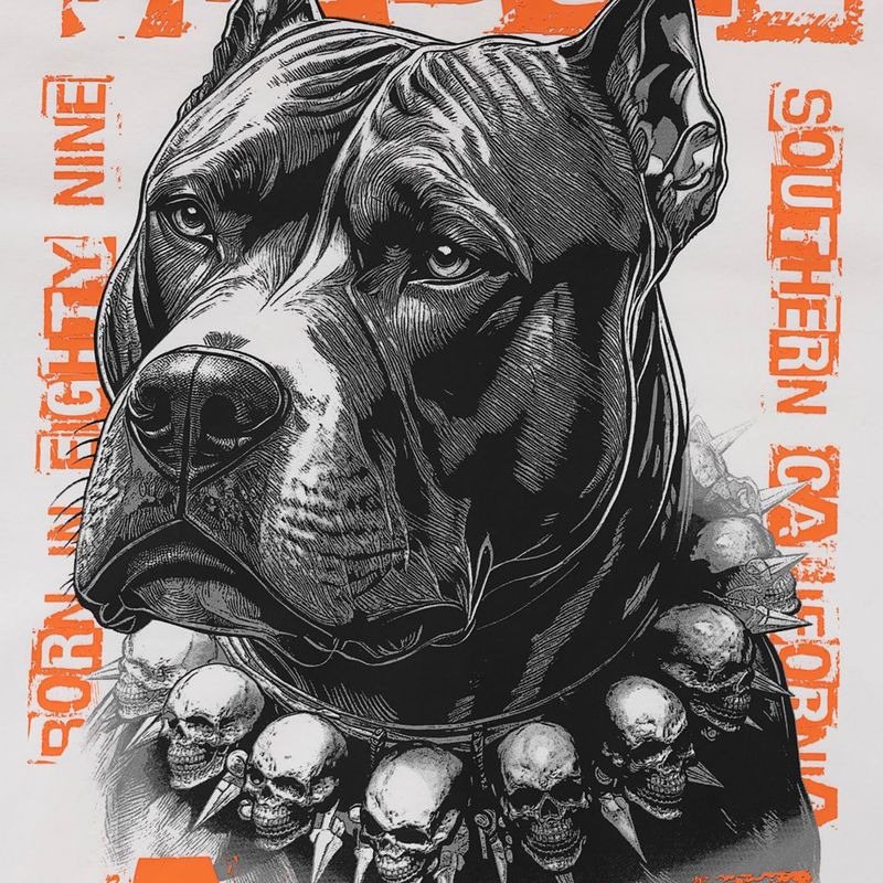 Кофта чоловіча Pitbull Blacky Sweatshirt Zip Hooded off white 9