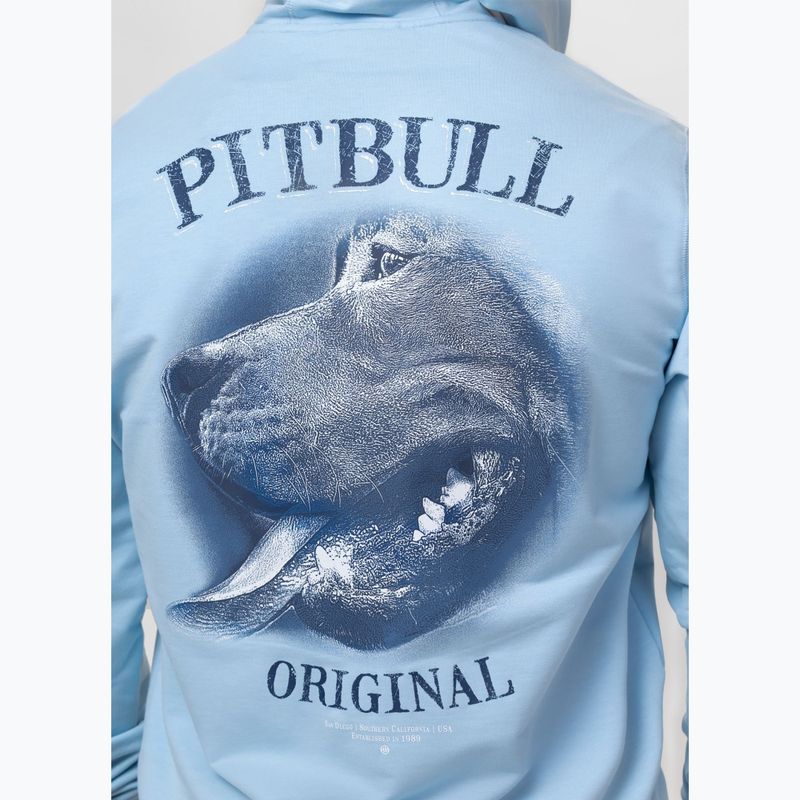 Кофта чоловіча Pitbull Midnight Sweatshirt Zip Hooded sky blue 5