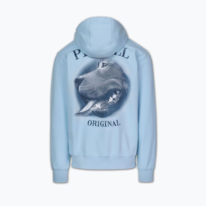 Кофта чоловіча Pitbull Midnight Sweatshirt Zip Hooded sky blue 7