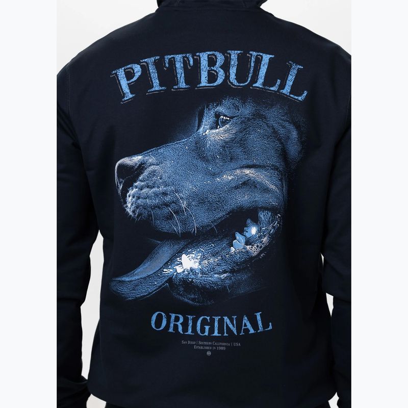 Кофта чоловіча Pitbull Midnight Sweatshirt Zip Hooded dark navy 5