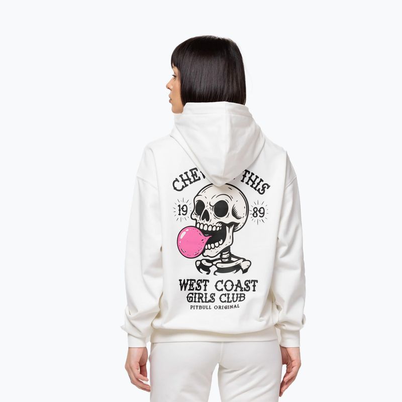 Кофта жіноча Pitbull Chew On This Hooded off white 3