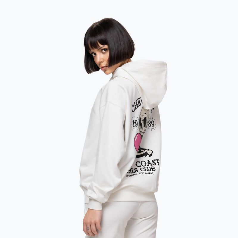 Кофта жіноча Pitbull Chew On This Hooded off white 5