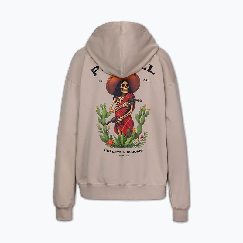 Кофта жіноча Pitbull Bullets & Blooms Hooded sand savana 6