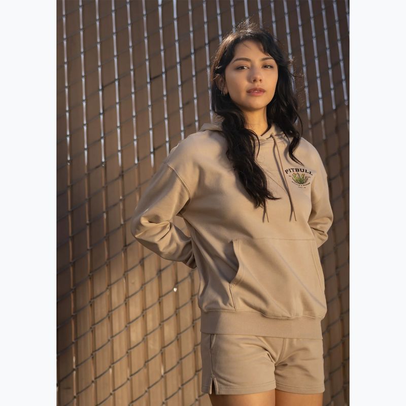 Кофта жіноча Pitbull Bullets & Blooms Hooded sand savana 11