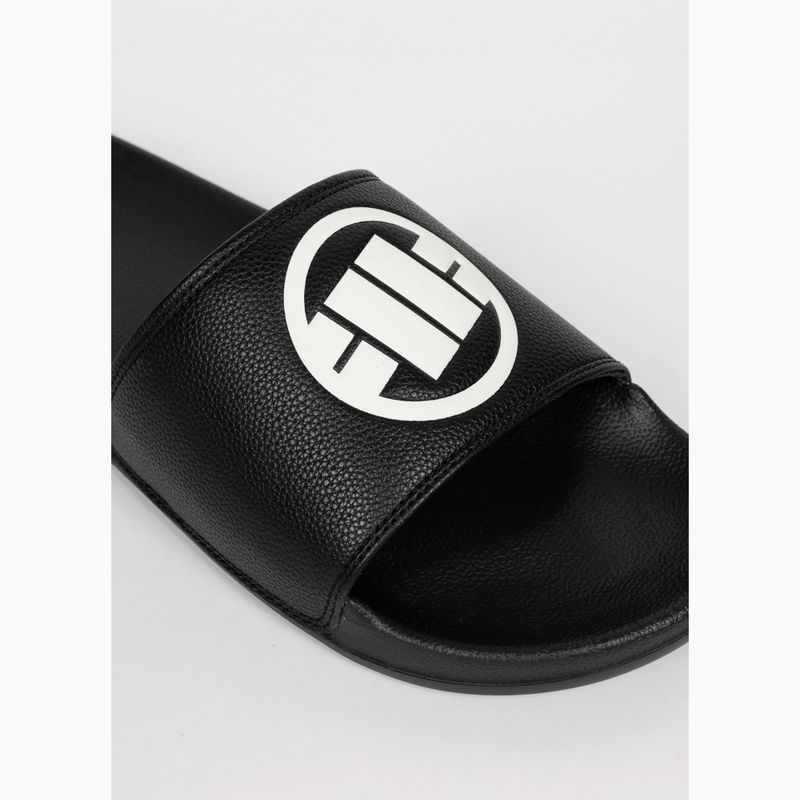 Шльопанці чоловічі Pitbull Logo black 5
