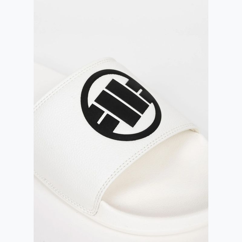 Шльопанці чоловічі Pitbull Logo white 4