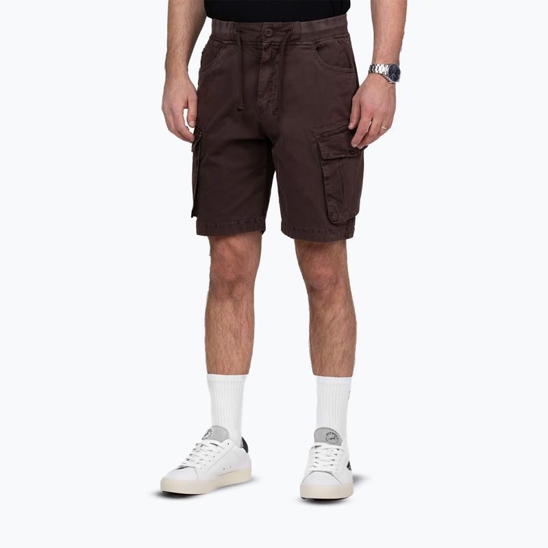 Чоловічі шорти Pitbull Proctor Drawstring Cargo темно-коричневі 3