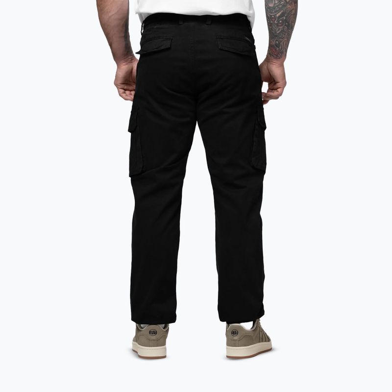 Штани чоловічі Pitbull Proctor Drawstring Jogger Cargo black 3
