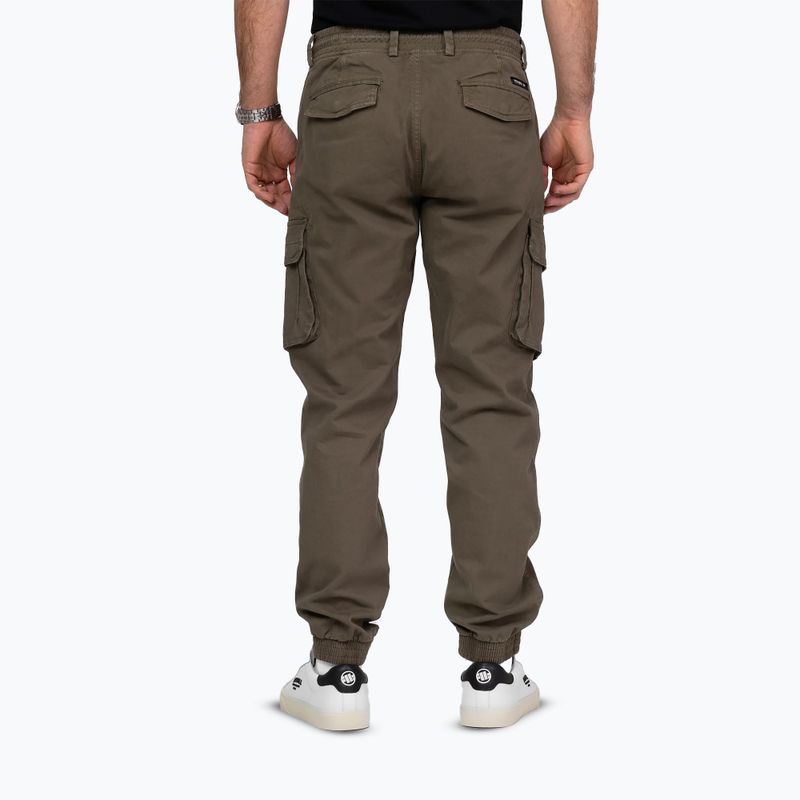 Штани чоловічі Pitbull Proctor Drawstring Jogger Cargo olive 2