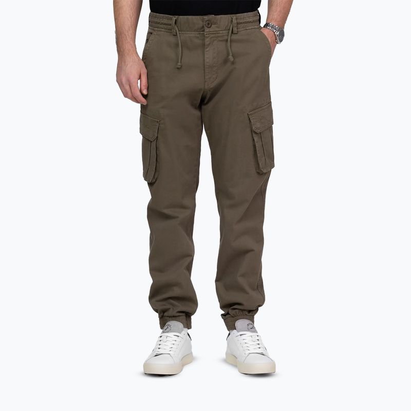 Штани чоловічі Pitbull Proctor Drawstring Jogger Cargo olive 3