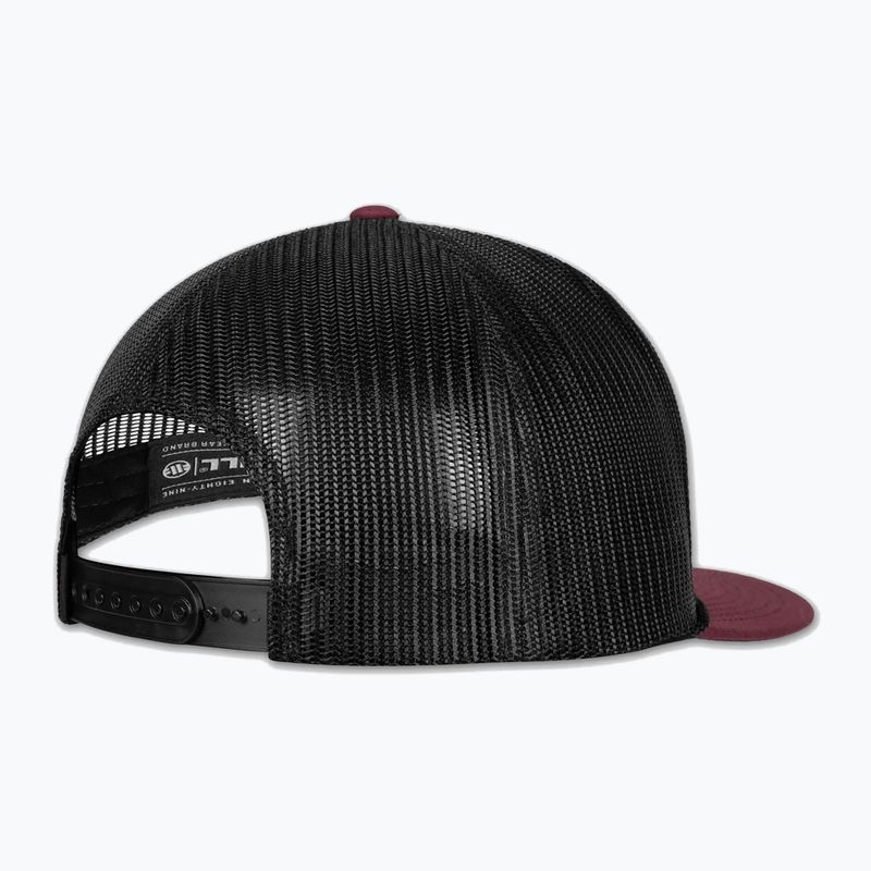 Кепка чоловіча Pitbull Original 1989 burgundy/black 2