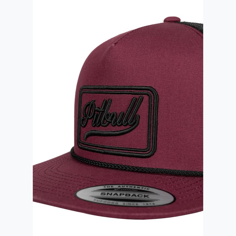 Кепка чоловіча Pitbull Original 1989 burgundy/black 3