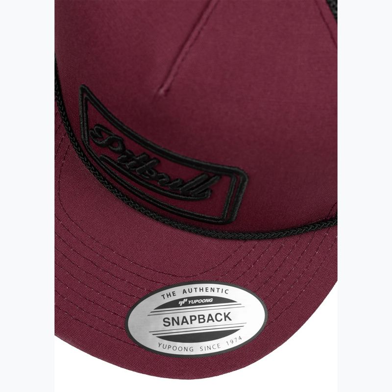 Кепка чоловіча Pitbull Original 1989 burgundy/black 4