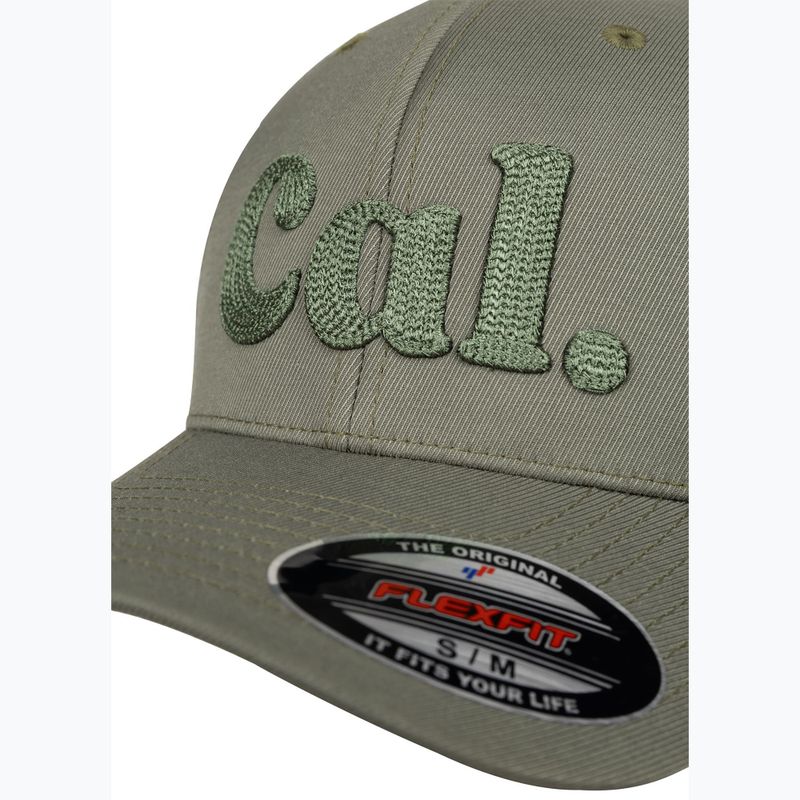 Кепка чоловіча Pitbull Full Cap 3D Cal Flexfit Dusty Salvia green 3