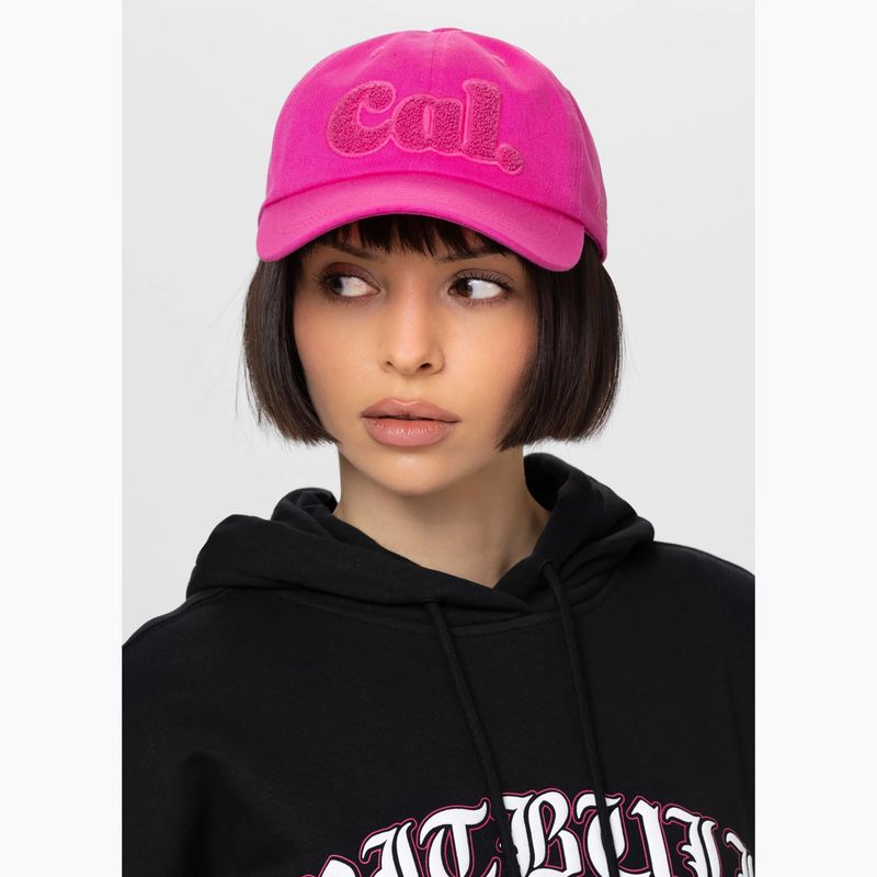 Кепка чоловіча Pitbull 3D Chenile EMB Cal Classic Low Profile pink 8