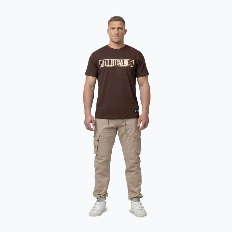 Чоловіча футболка Pitbull Eighty Nine Dog dark chocolate 2