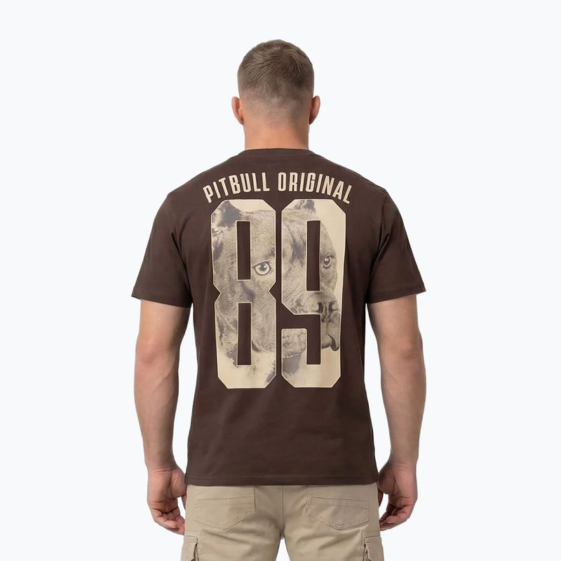 Чоловіча футболка Pitbull Eighty Nine Dog dark chocolate 3