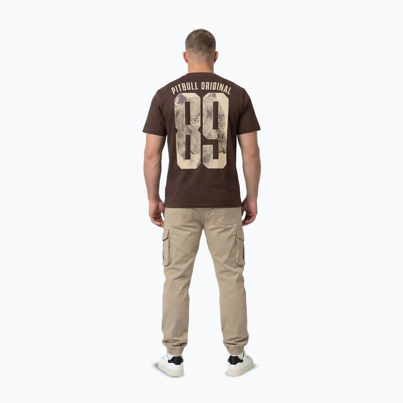 Чоловіча футболка Pitbull Eighty Nine Dog dark chocolate 4