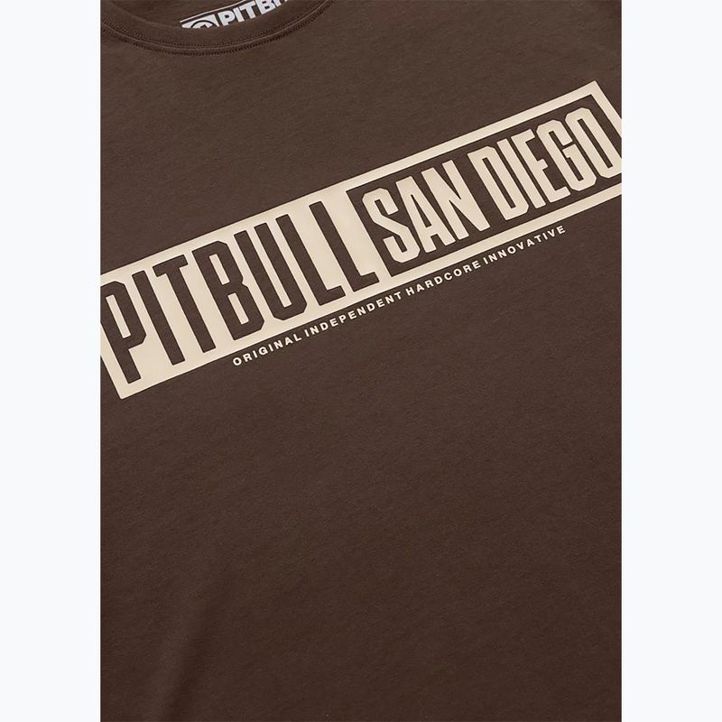 Чоловіча футболка Pitbull Eighty Nine Dog dark chocolate 8