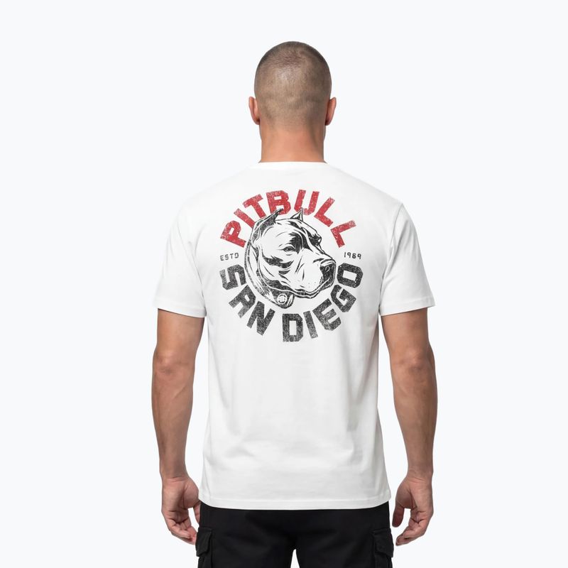 Футболка чоловіча Pitbull Dog SD white 3
